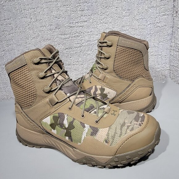 Under Armour Valsetz RTS 1.5 Men's Size 10 US Ridge Reaper Camo Tactical Boots - Picture 7 of 11